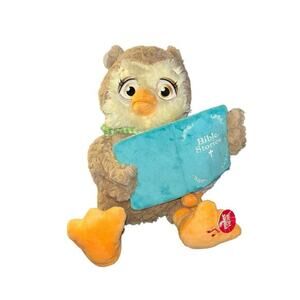 Cuddle Barn Bible Reading Time Mother Owl 10 in Animated Plush Biblical Story